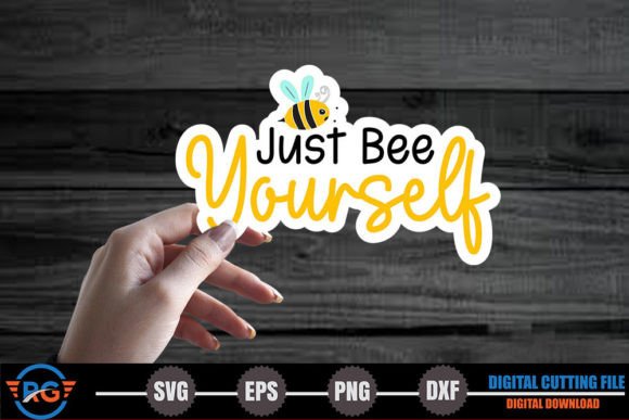 Download Just Bee Yourself – Bee Stickers PNG - Premium Resources