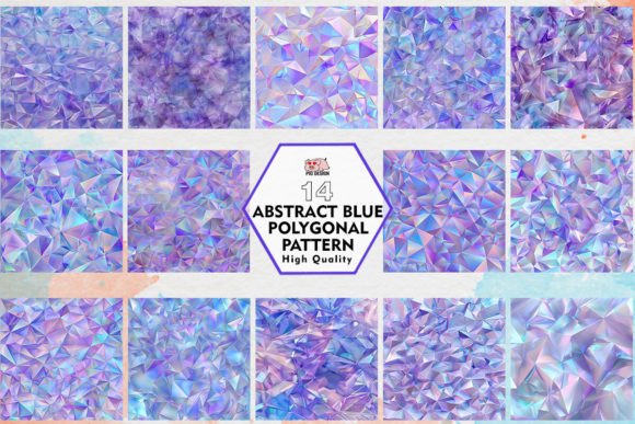 Download Abstract Blue Polygonal Pattern Clipart - Clipart Collection