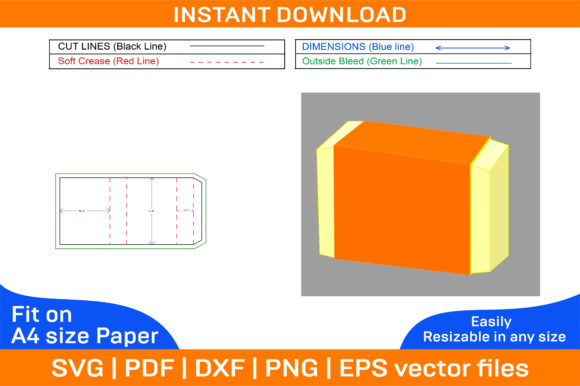 Download Soap Paper Sleeve Box Packaging Dieline - Pack Collection