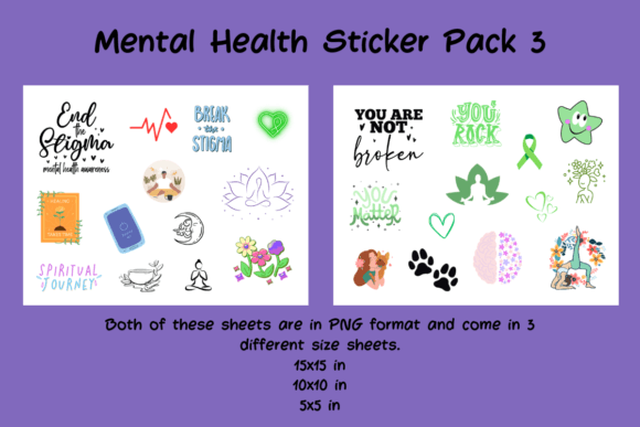Download Mental Health Sticker Pack 3 - Pack Collection