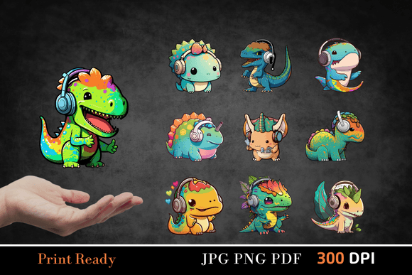 Download Cute Dinosaur Stickers - Dinosaur stickers Collection