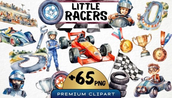 Download Racing Nursery Clipart Bundle - Clipart Collection