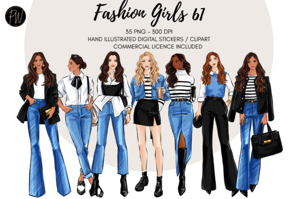 Download Fashion Girls 61 Clipart Png - Clipart Collection