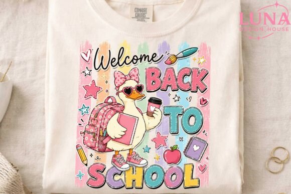 Download Welcome Back to School Duck PNG Clipart - Clipart Collection