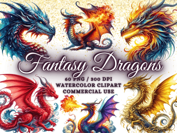 Download Fantasy Dragons Clipart Magic Dragon Png - Clipart Collection