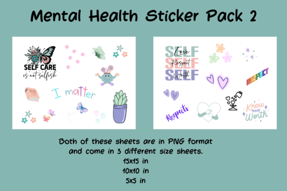 Download Mental Health Sticker Pack 2 - Pack Collection