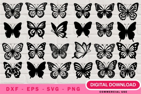 Download Fluttering Butterfly SVG Pack - Pack Collection