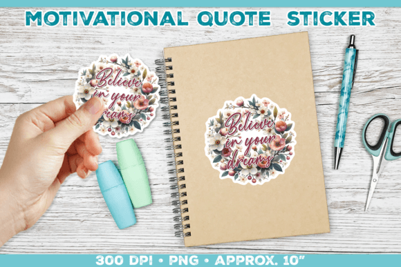 Download Motivational Quote Sticker PNG - Quote sticker Collection