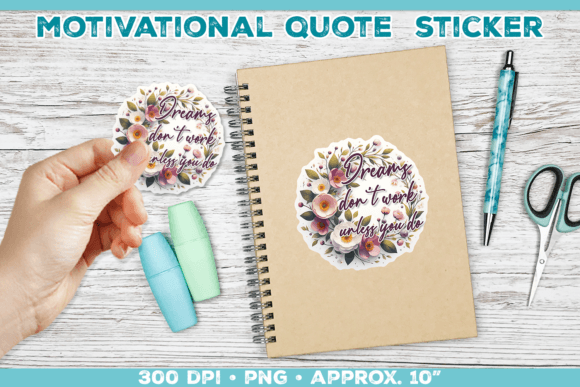 Download Motivational Quote Sticker PNG - Quote sticker Collection