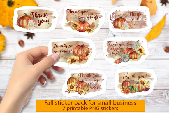 Download Fall Stickers for Small Business Packagi - Pack Collection