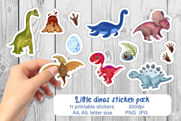 Download Dinosaur Stickers Printable Sticker Pack - Pack Collection