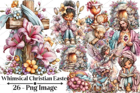 Download Whimsical Christian Easter Clipart - Clipart Collection