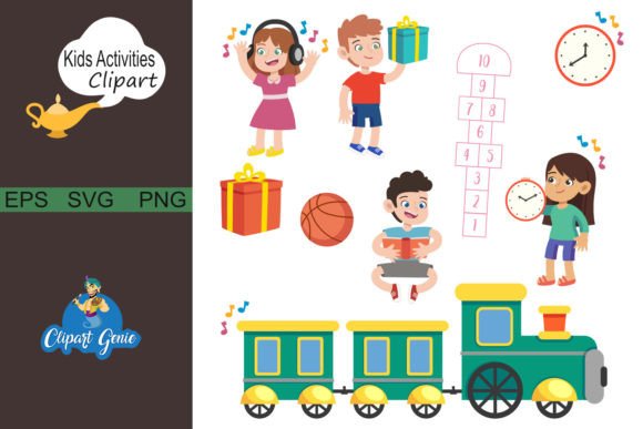 Download Kids Activities Clipart Bundle - Clipart Collection