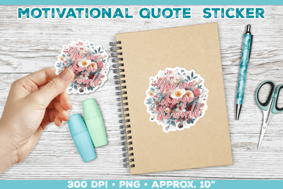 Download Motivational Quote Sticker PNG - Quote sticker Collection