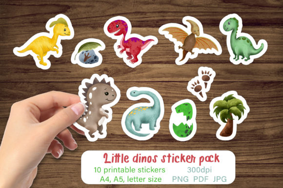 Download Dinosaur Stickers Png Printable for Kids - Dinosaur stickers Collection