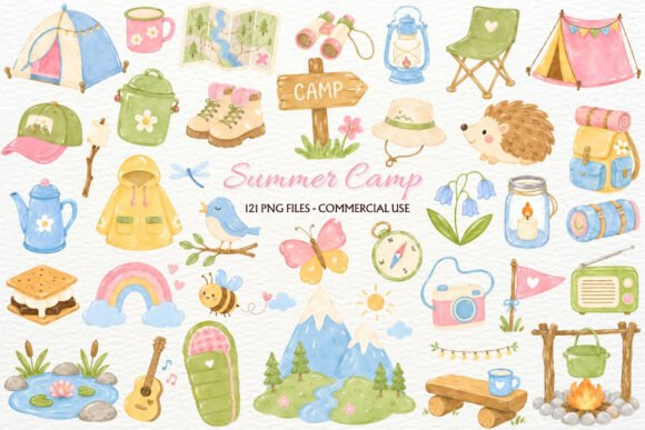 Download Camp Nursery Clipart Woodland Animals - Clipart Collection