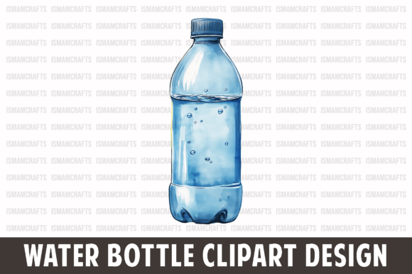 Download Water Bottle Watercolor Clipart PNG - Clipart Collection
