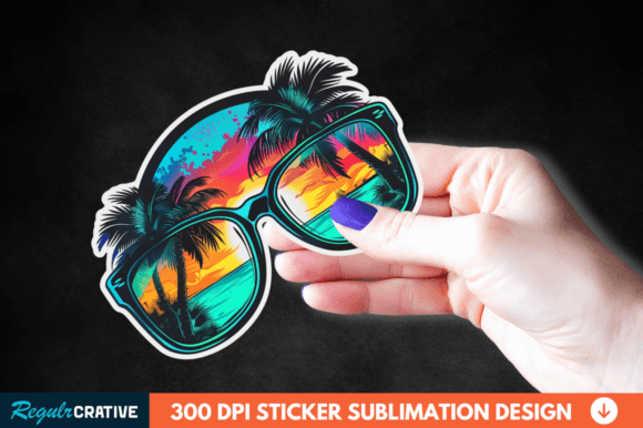 Download Summer Sticker Clipart Sublimation Png - Clipart Collection